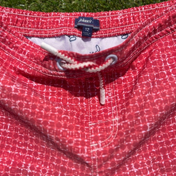 johnnie-O Red Board Shorts, Boys Size 12 - Picture 3 of 6